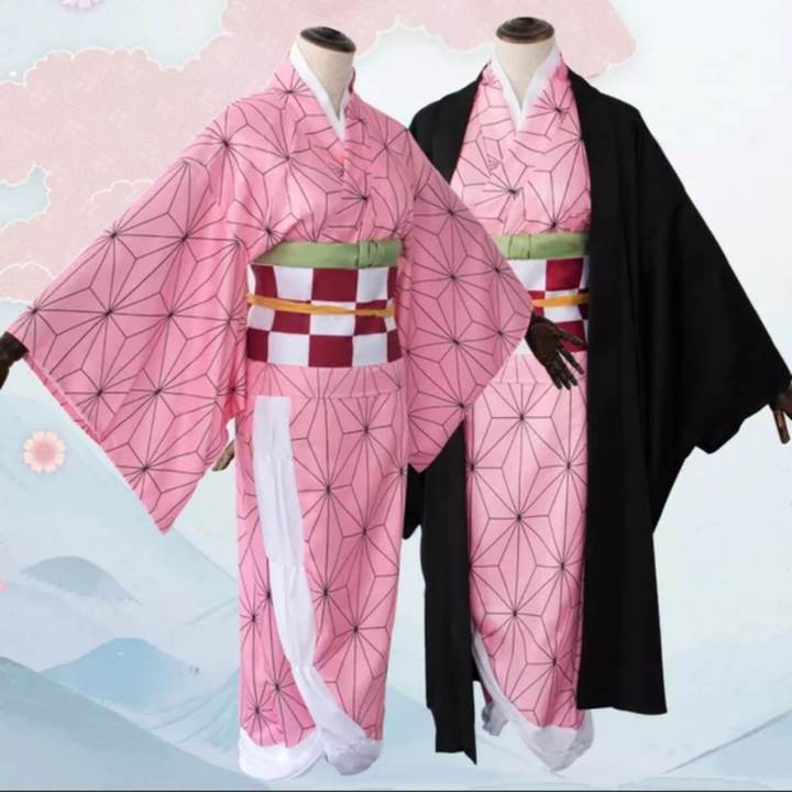 Disfraz de Halloween de Anime para Niños | Atuendo de Cosplay con Capa Kimono