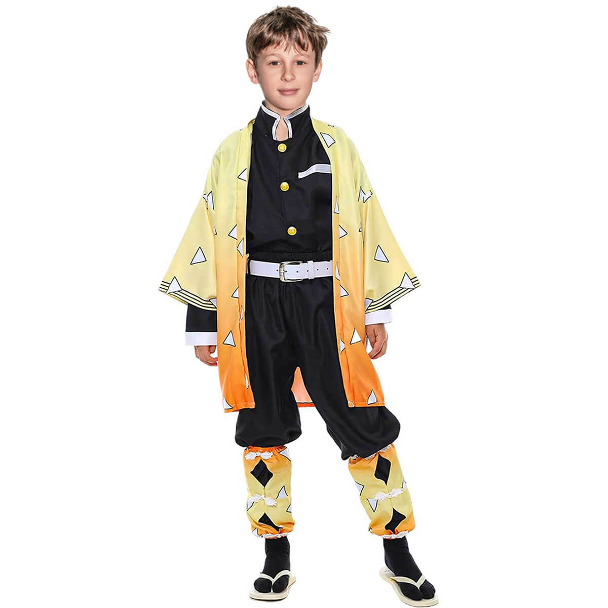 Disfraz de Halloween de Anime para Niños | Atuendo de Cosplay con Capa Kimono
