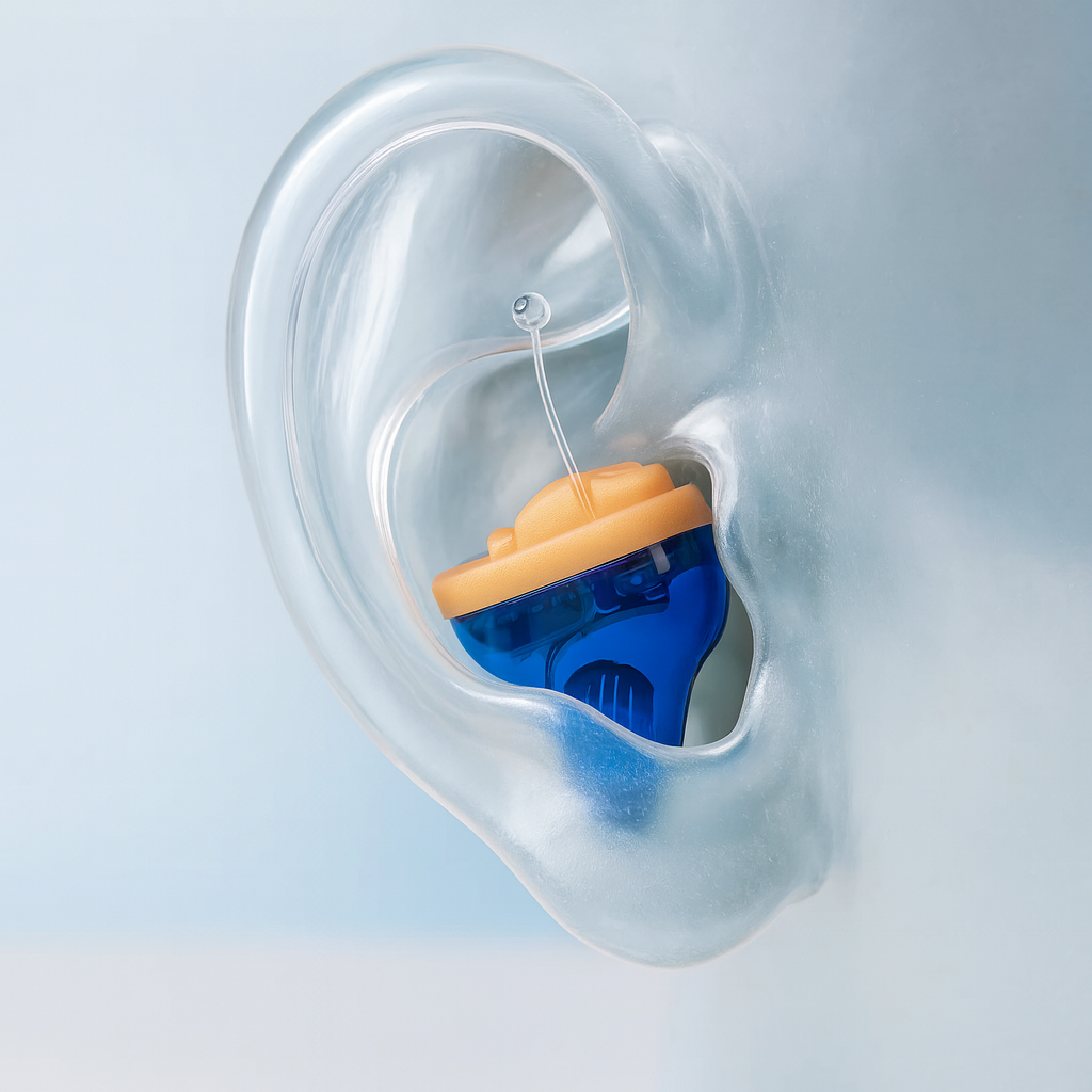 Aides auditives discrètes rechargeables intra-auriculaires
