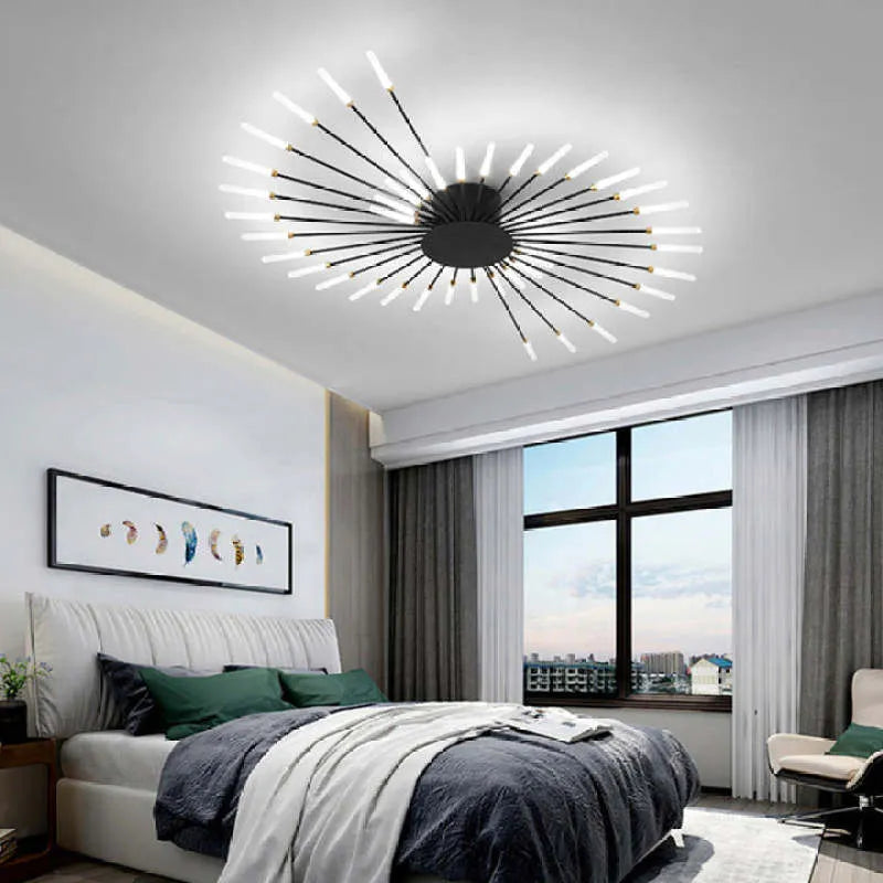 Ceiling light modern metal LED chandelier