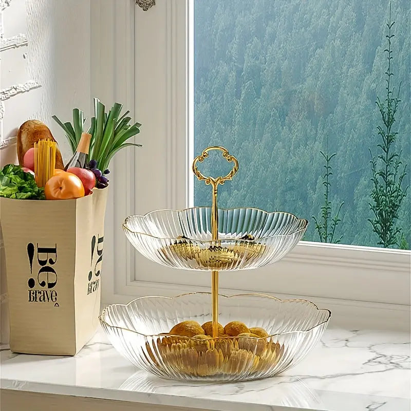 Fruit Bowl Space-Saving Kitchen Storage Rack