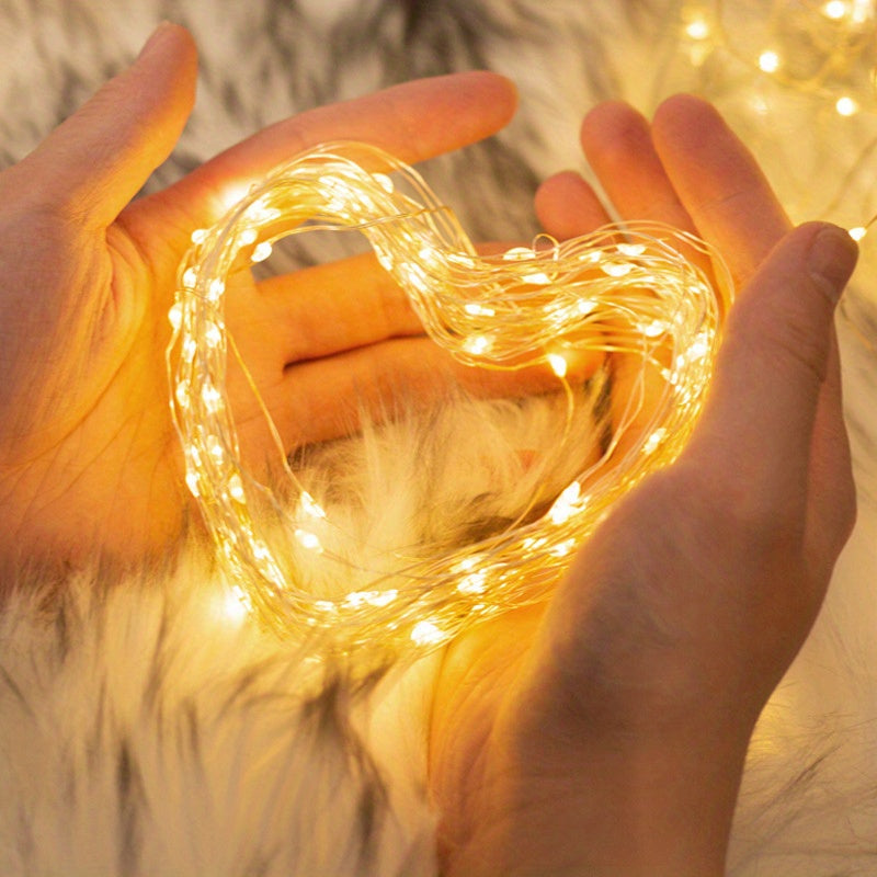Luci a stringa Fairy a batteria bianco caldo