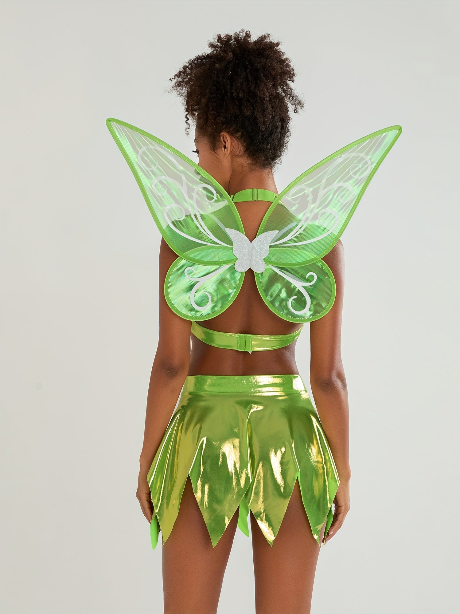 Women Two Piece Fairy Halloween Costume Set | Halter Mini