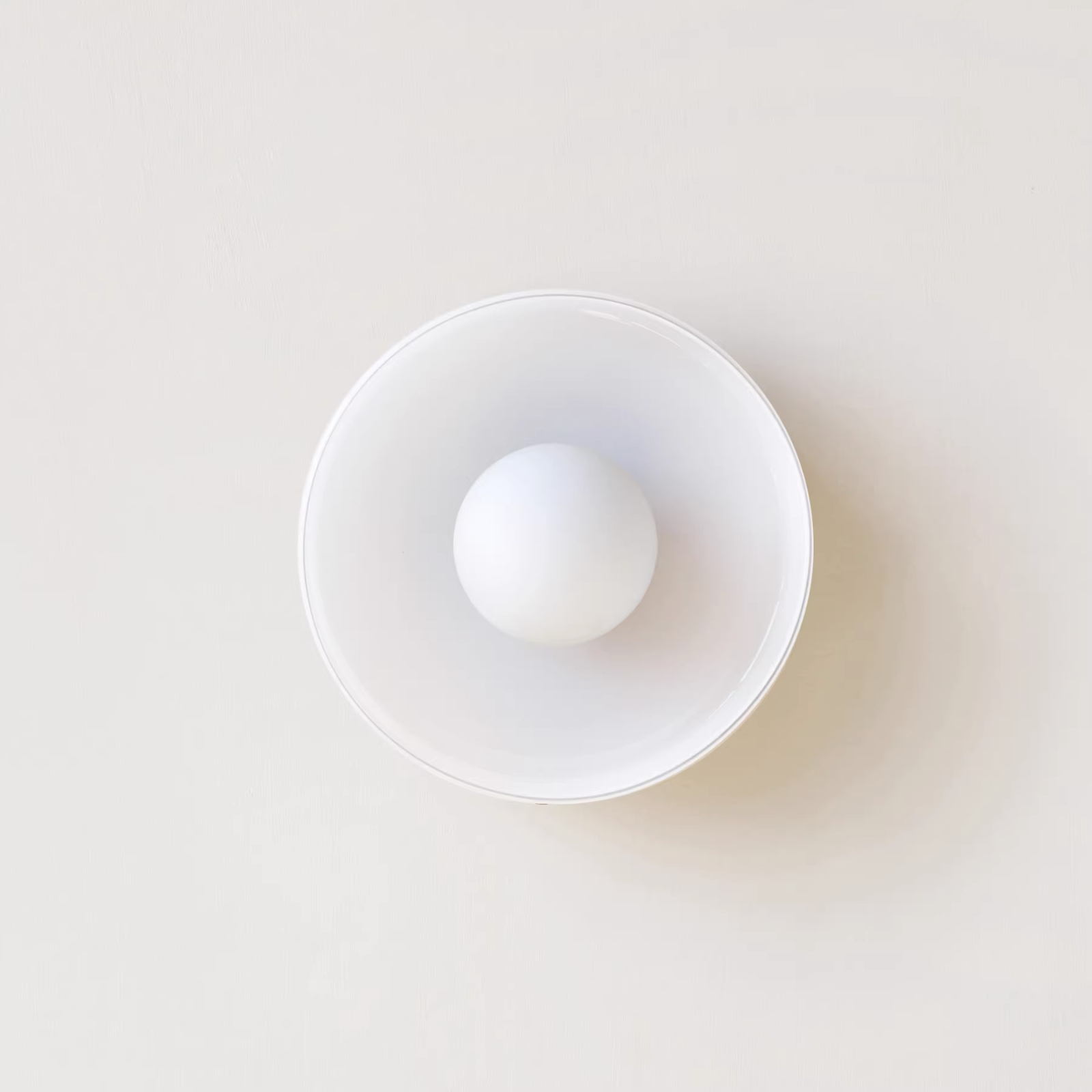 Lampada da soffitto moderna con struttura rotonda in vetro