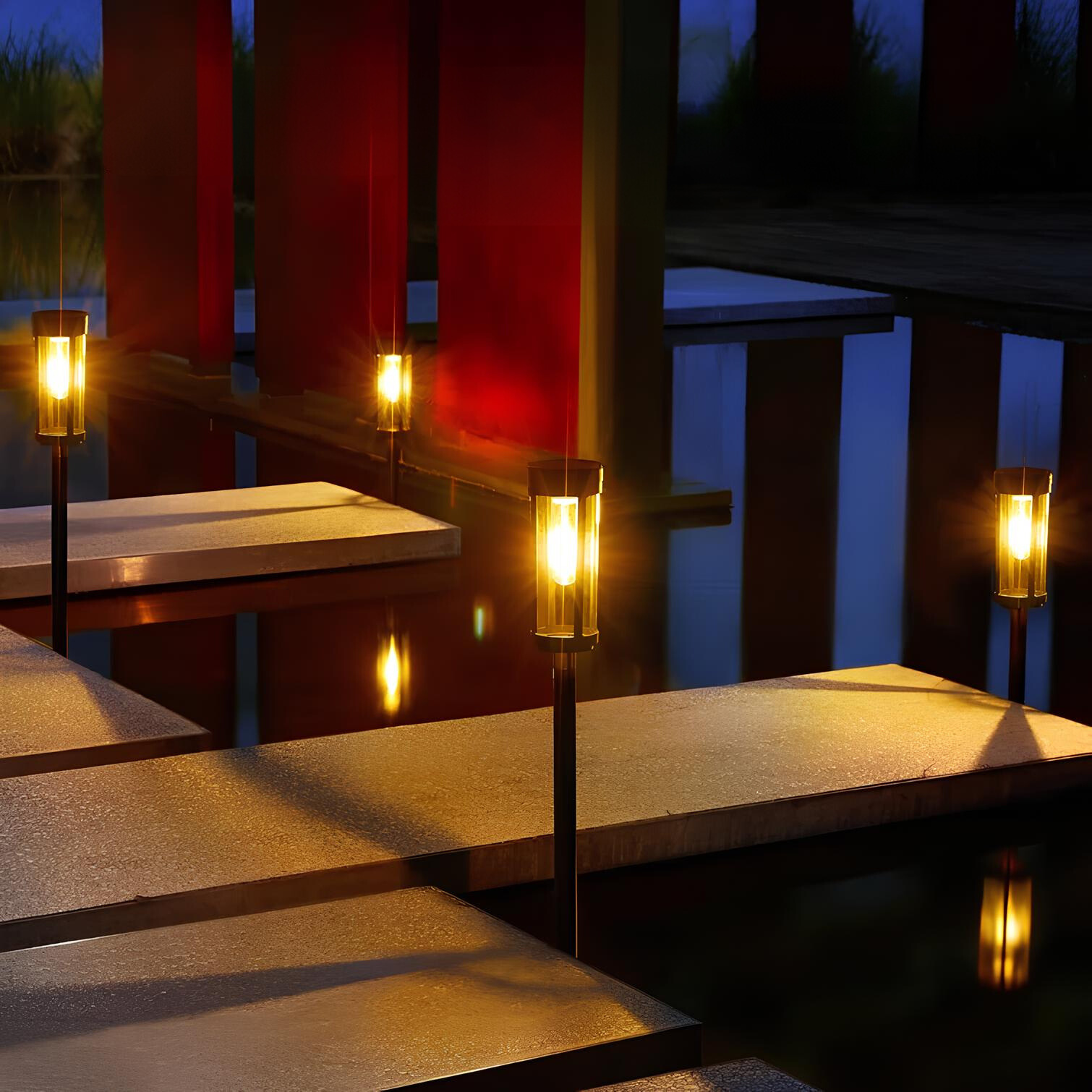 Luz de jardín solar para exteriores