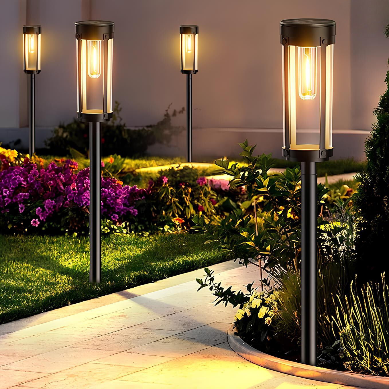 Luz de jardín solar para exteriores
