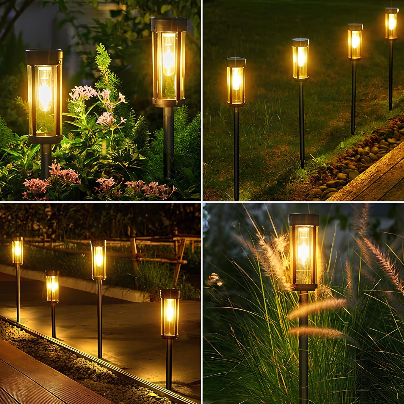 Luz de jardín solar para exteriores