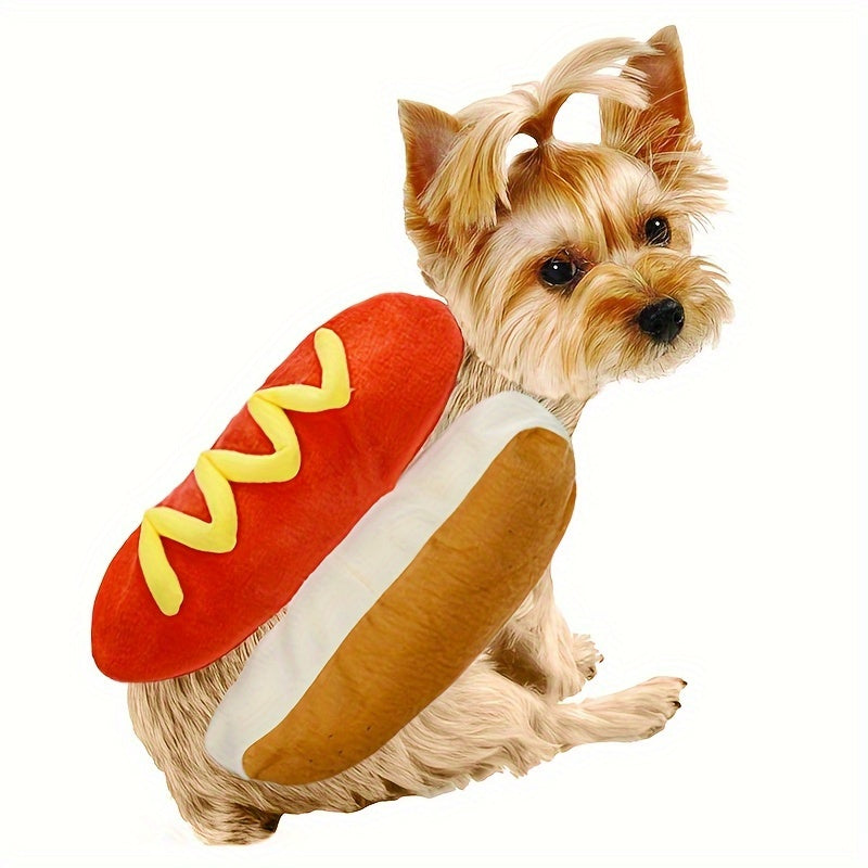 Lustiges Plüsch-Hund Halloween-Kostüm | Hot Dog Design