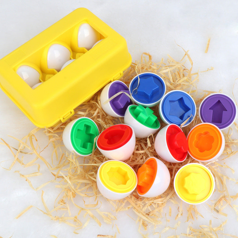 Juguetes Educativos Huevos para Emparejar Formas y Colores