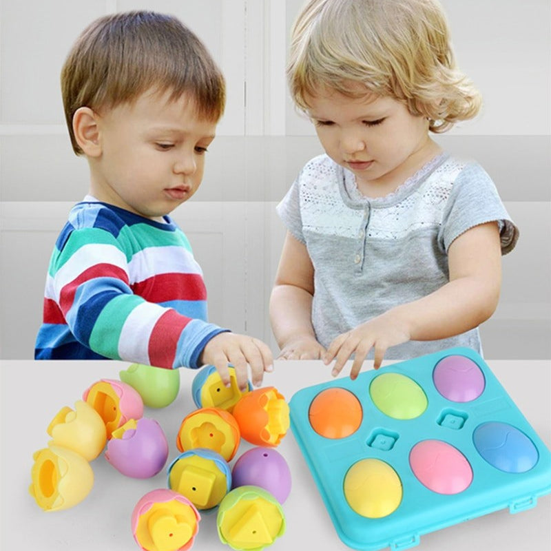 Juguetes Educativos Huevos para Emparejar Formas y Colores