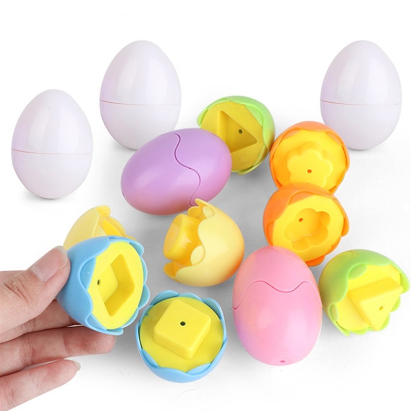 Juguetes Educativos Huevos para Emparejar Formas y Colores