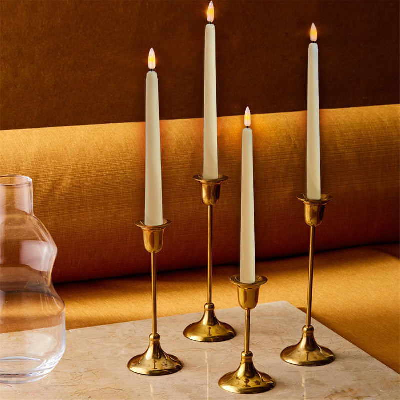 Set di Candele a Taper senza Fiamma a LED