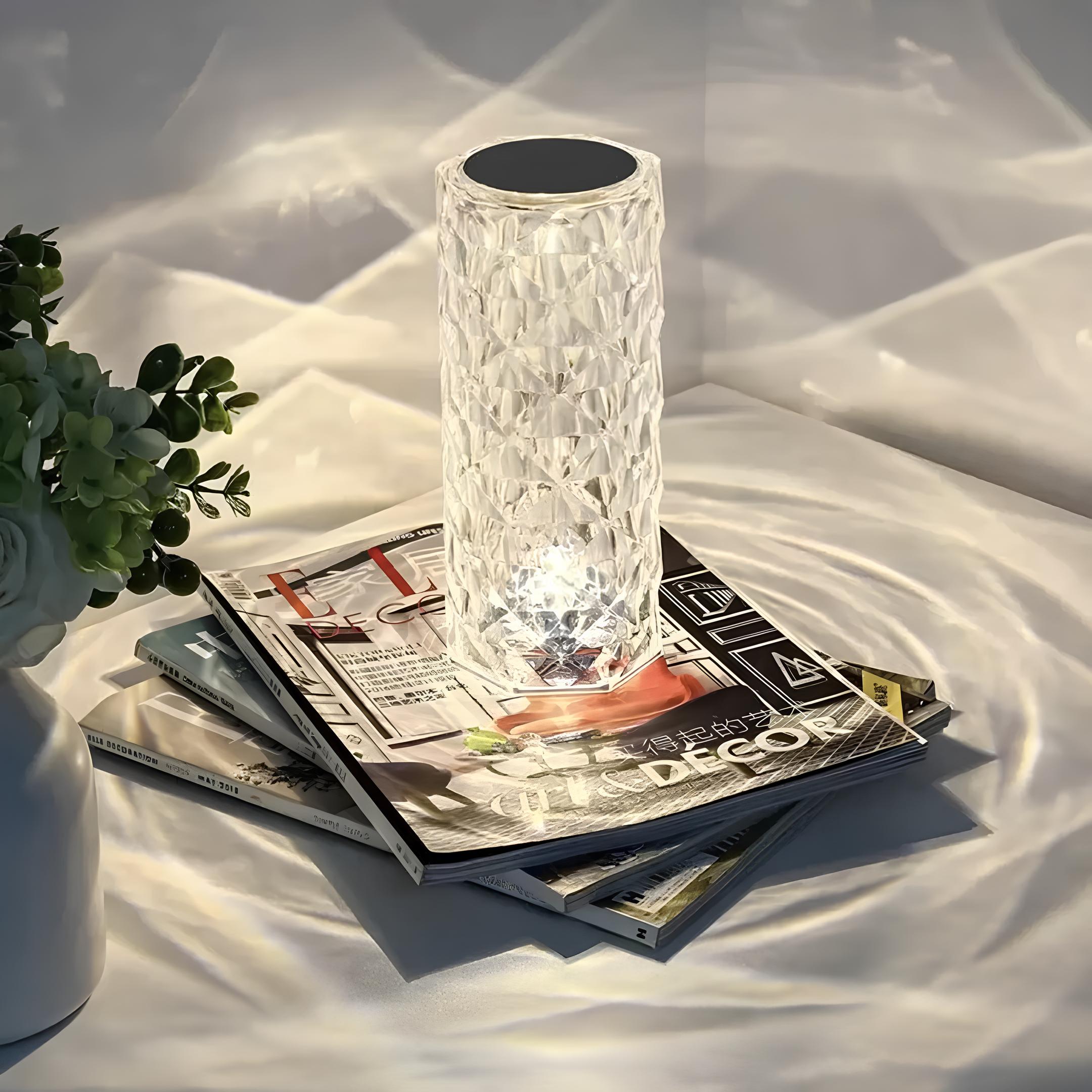Lámpara de mesa con sensor táctil acrílico