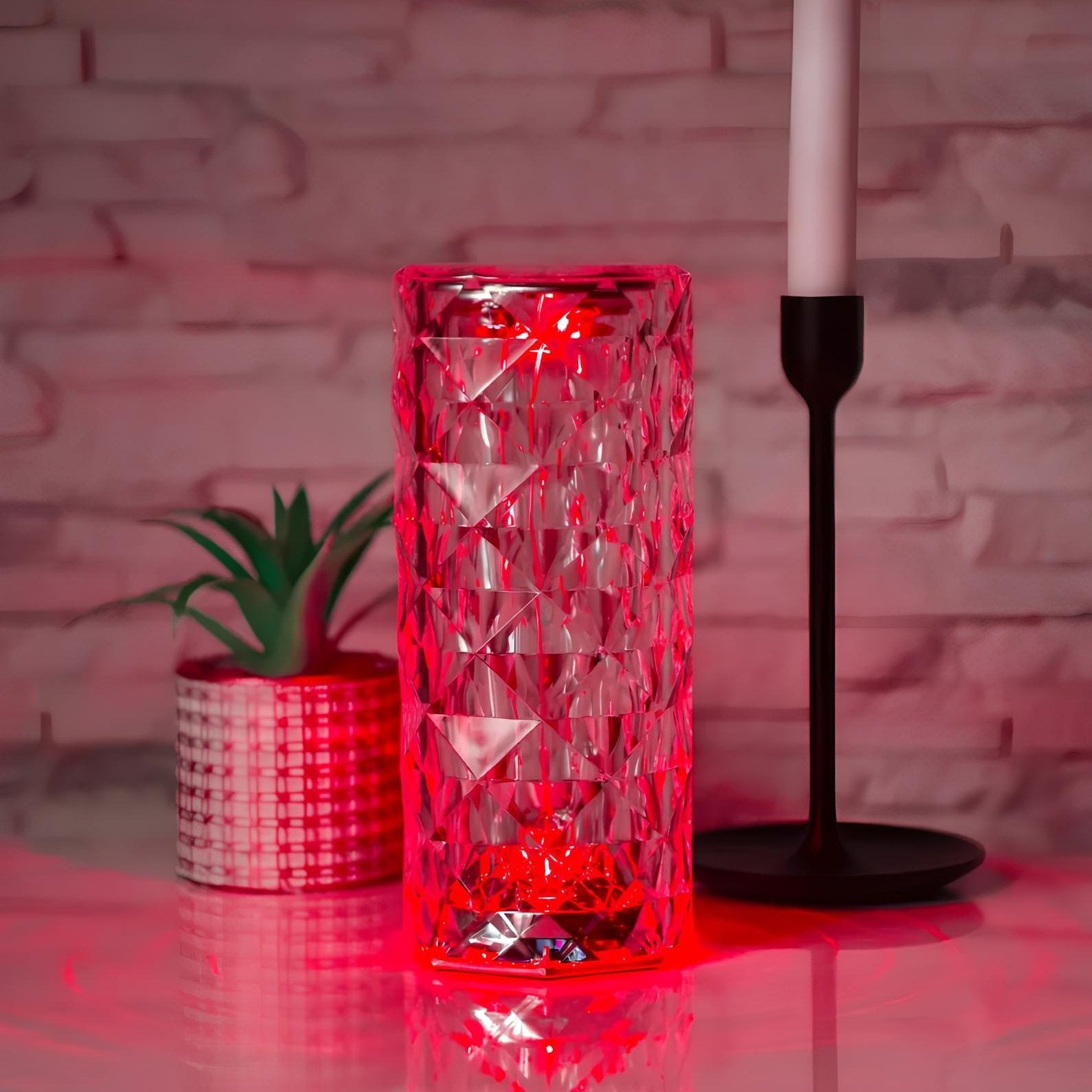 Lámpara de mesa con sensor táctil acrílico