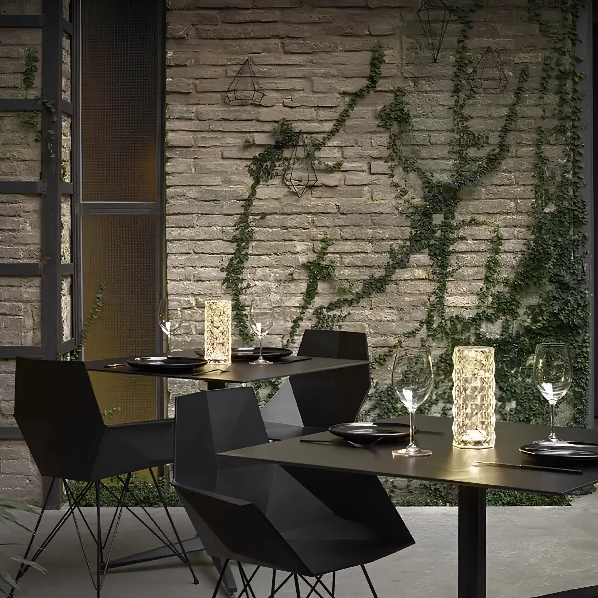 Lámpara de mesa con sensor táctil acrílico