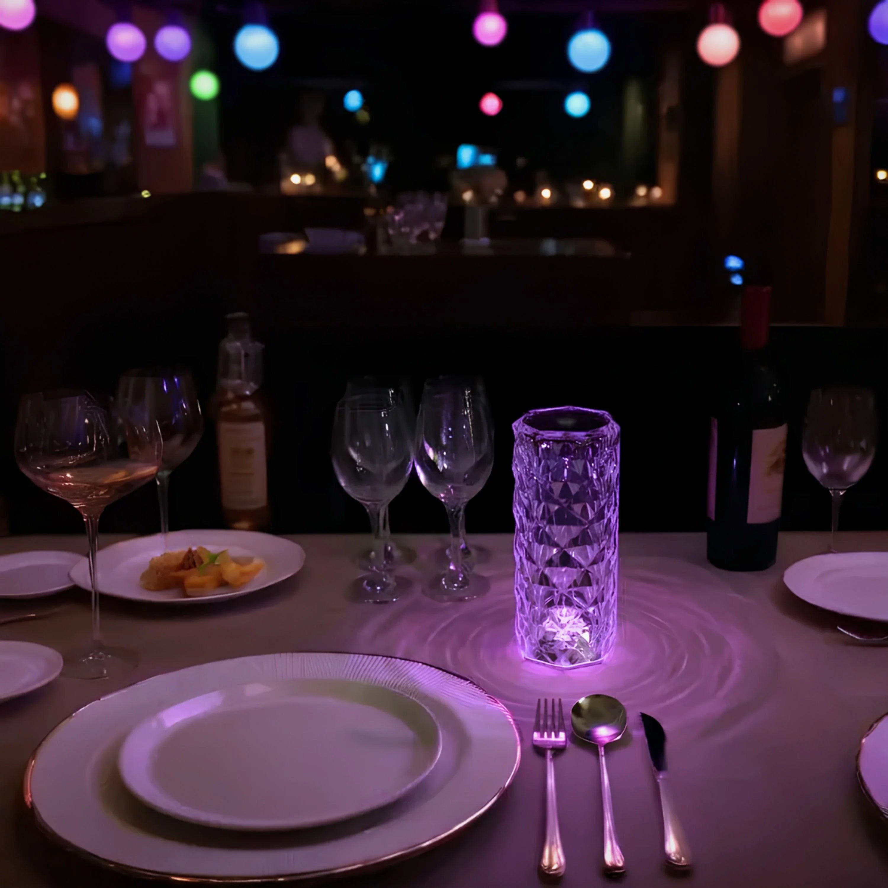 Lámpara de mesa con sensor táctil acrílico