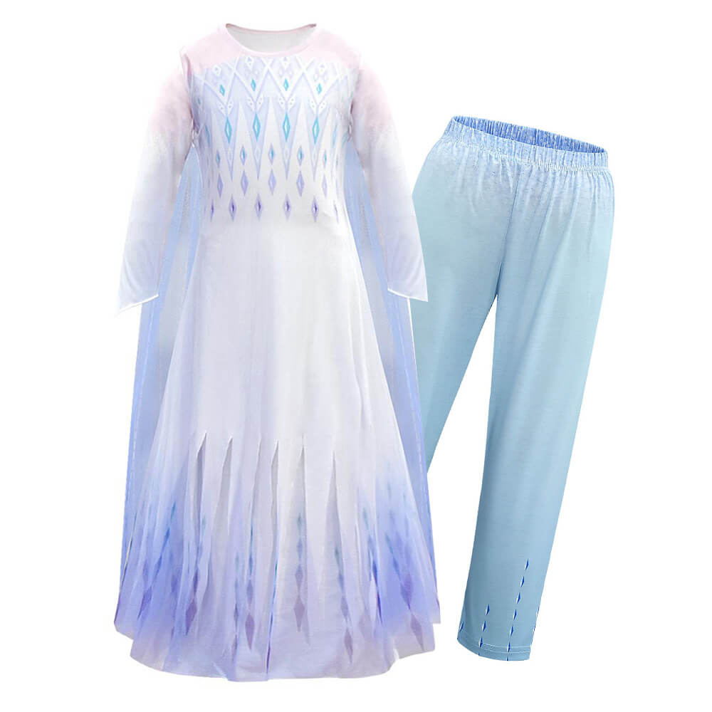 Disfraz de princesa para niñas Halloween largo maxi