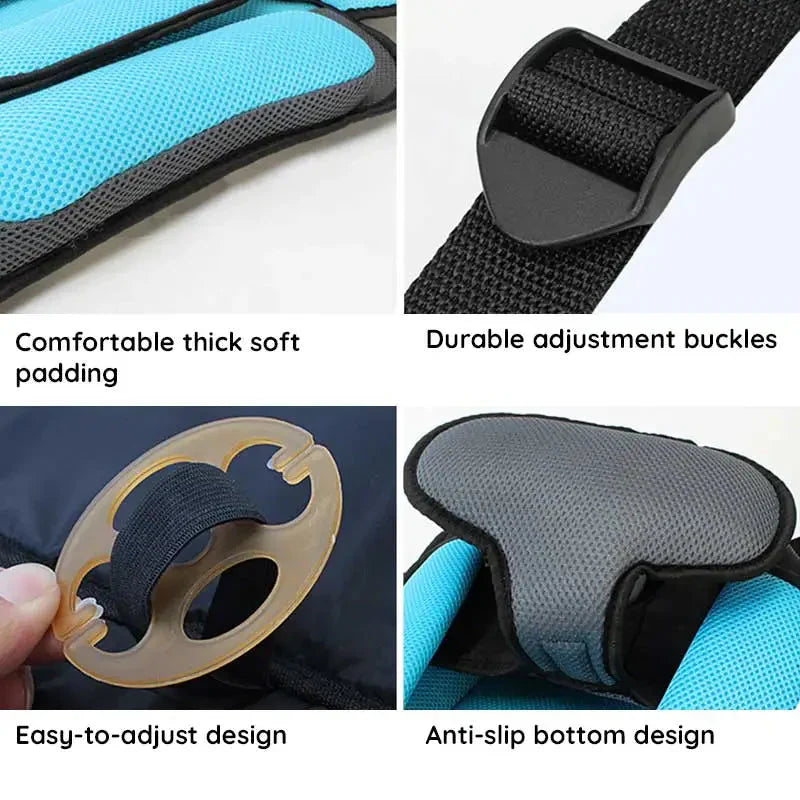 Travel Car Seat Portable Toddler Booster Safety Compact Harness Foldable