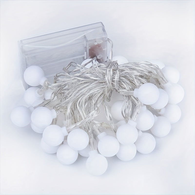 Outdoor String Lights Battery Powered Warm White
