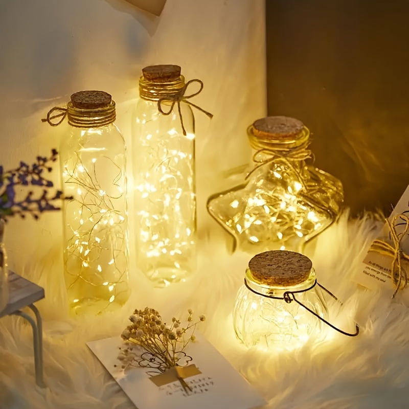 Luci a stringa Fairy a batteria bianco caldo
