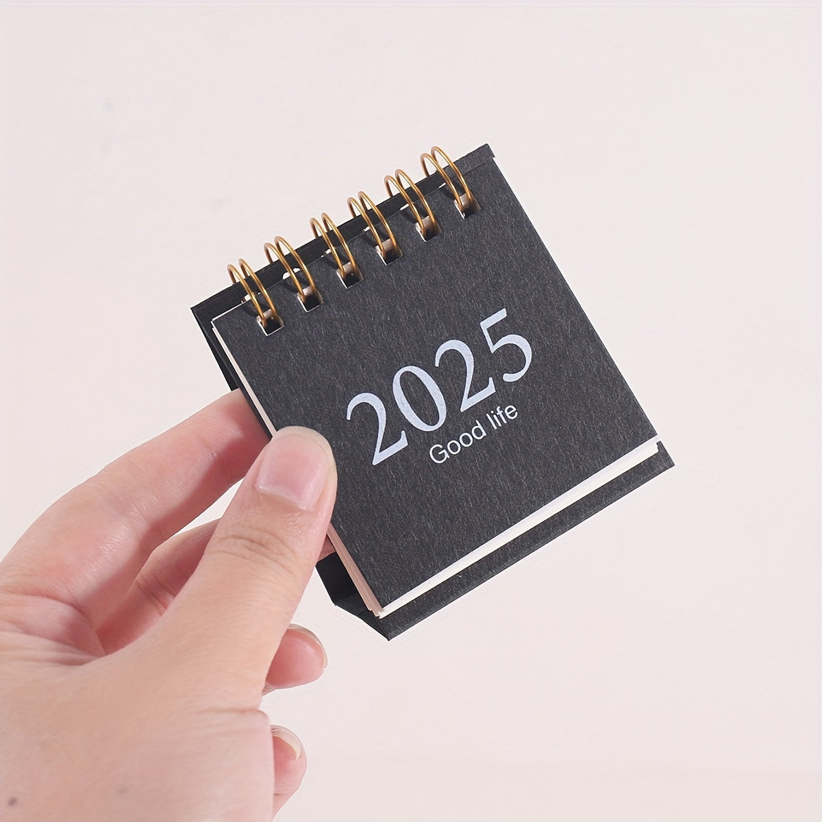 Calendario de escritorio con soporte espiral planificador