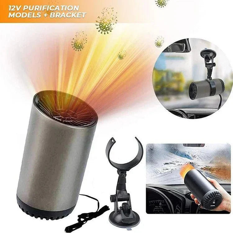 Car Heater Defroster with Fast Cup Holder Heating