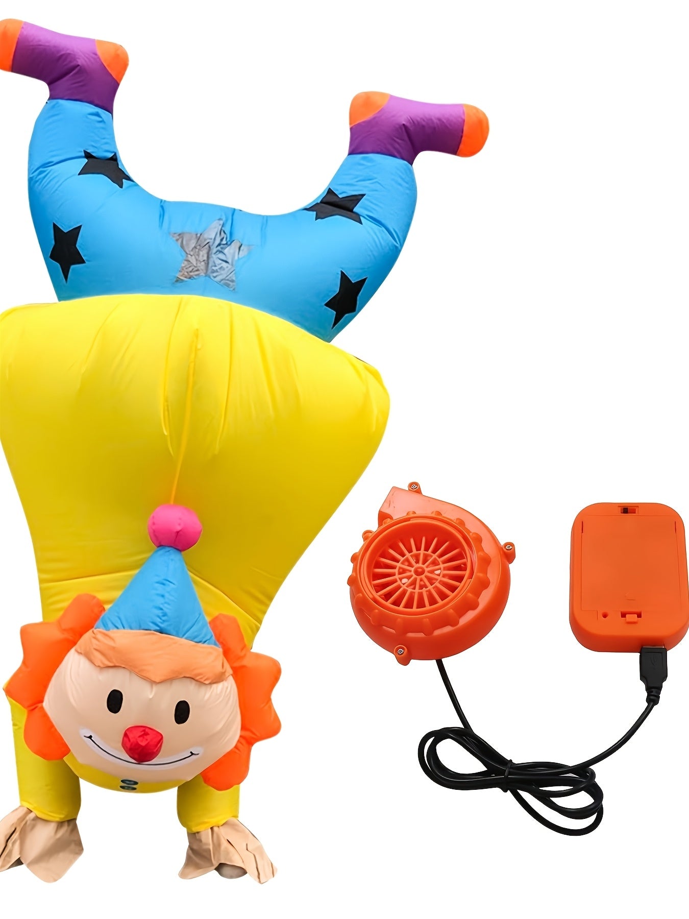 Disfraz de payaso inflable divertido para Halloween | Traje inflable para adultos