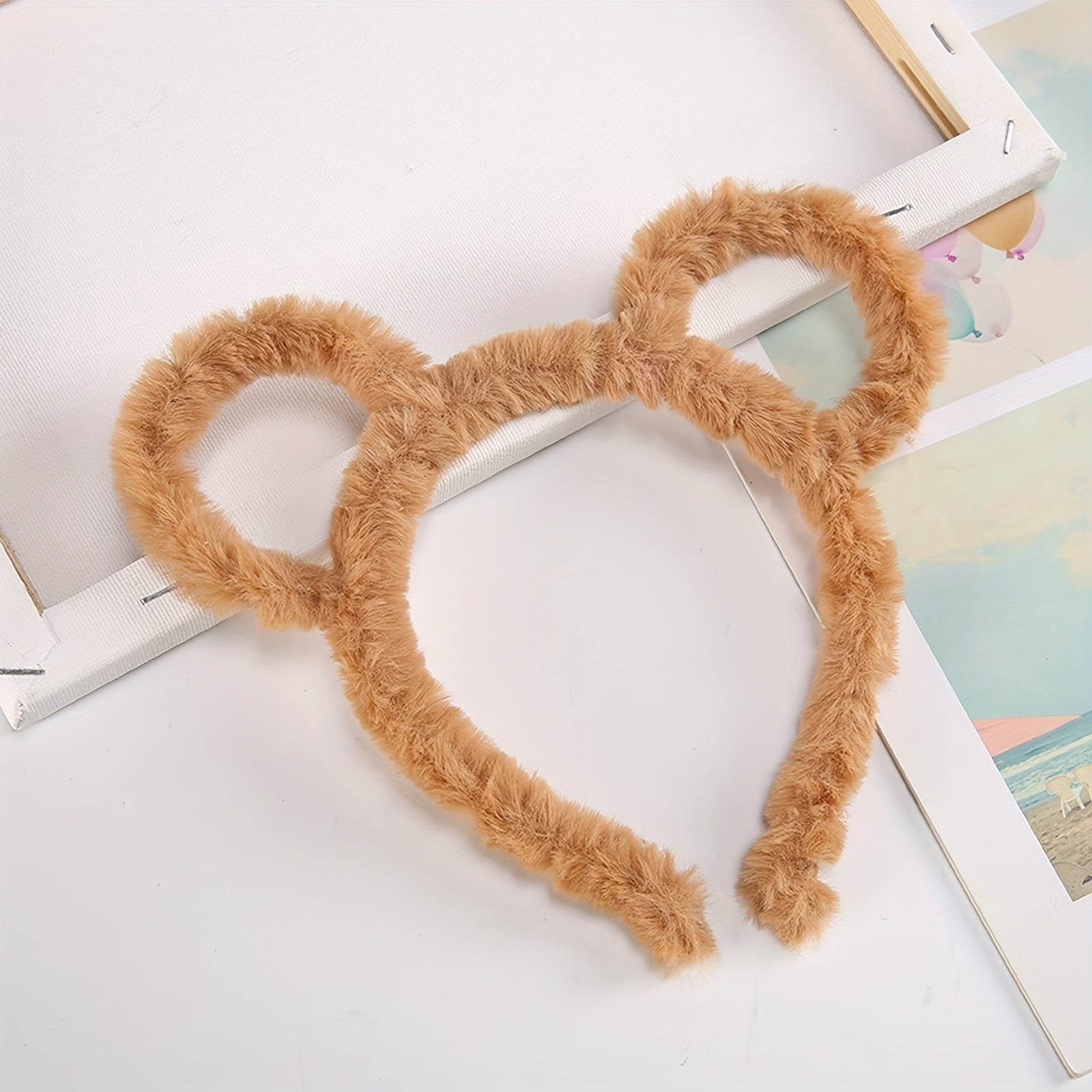 Set di accessori costume scoiattolo peloso di Halloween | Fascia occhiali
