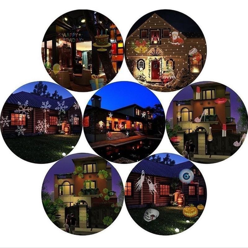 Christmas Projector Lights with Remote - cafematernity