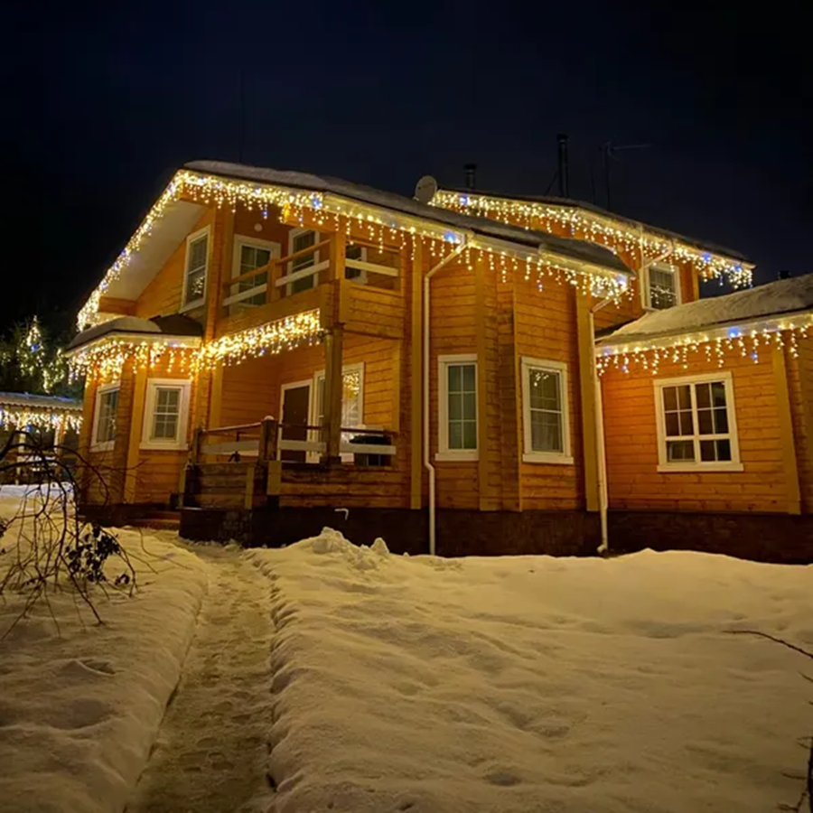 Luces de decoración navideña LED para exteriores
