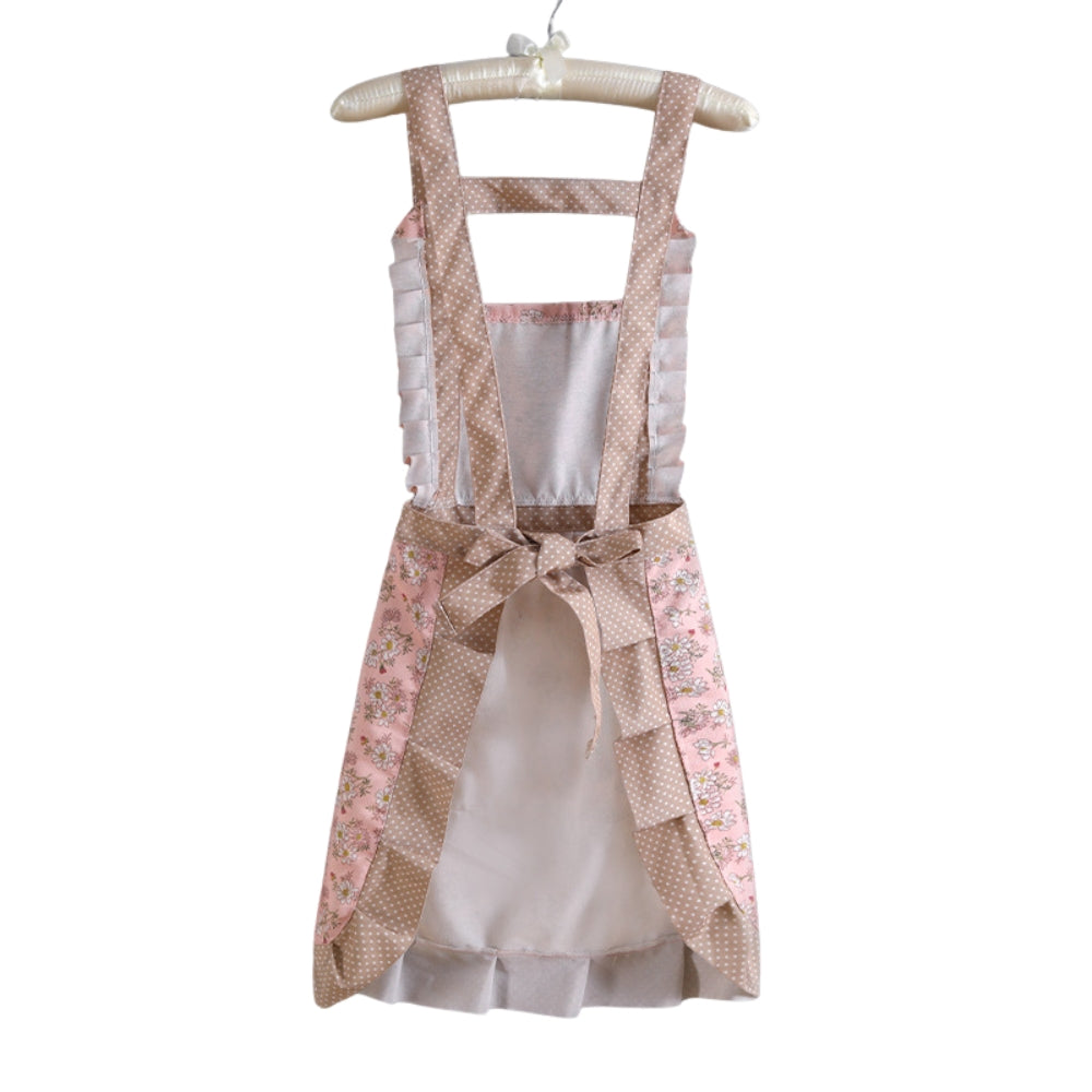 Tablier de cuisine en coton floral pour la cuisson