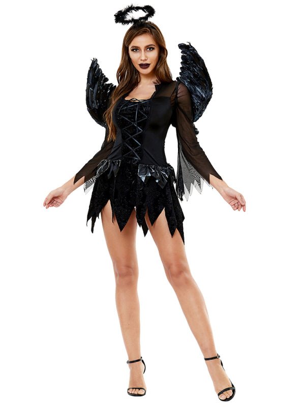 Disfraz de Halloween para mujer | Ángel oscuro