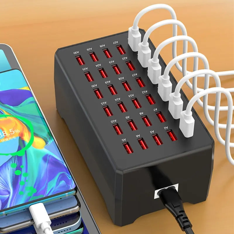 Stazione di ricarica da scrivania USB multiporta