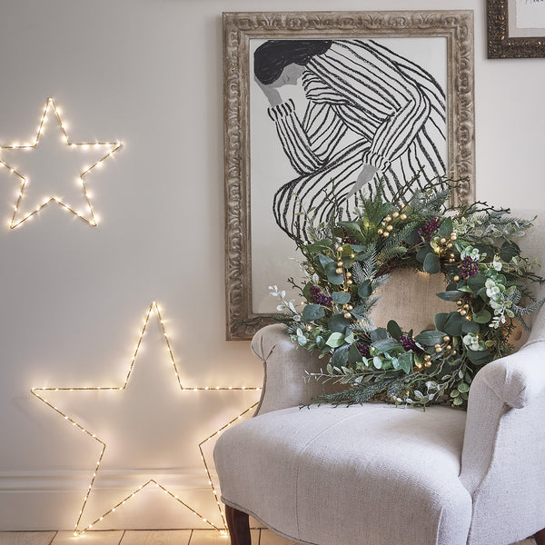 Decoraciones de Navidad Estrella Luz LED para Ventana
