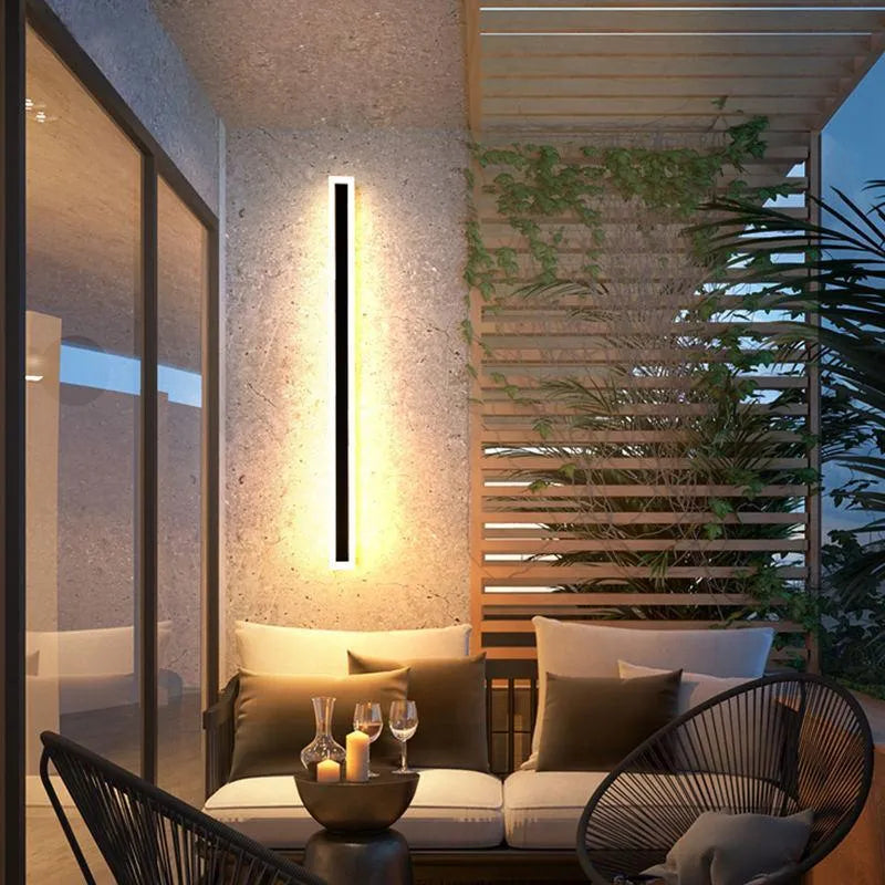 Moderne LED-Wandleuchten Schlanke Leiste