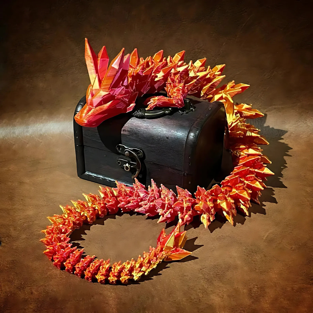 Dragon Egg Crystal Figurine 3D Printed Toy