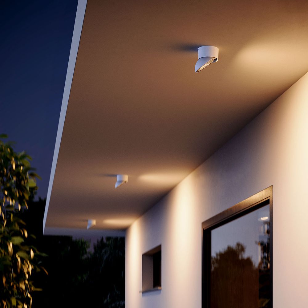 Lampada da soffitto moderna in alluminio per esterni