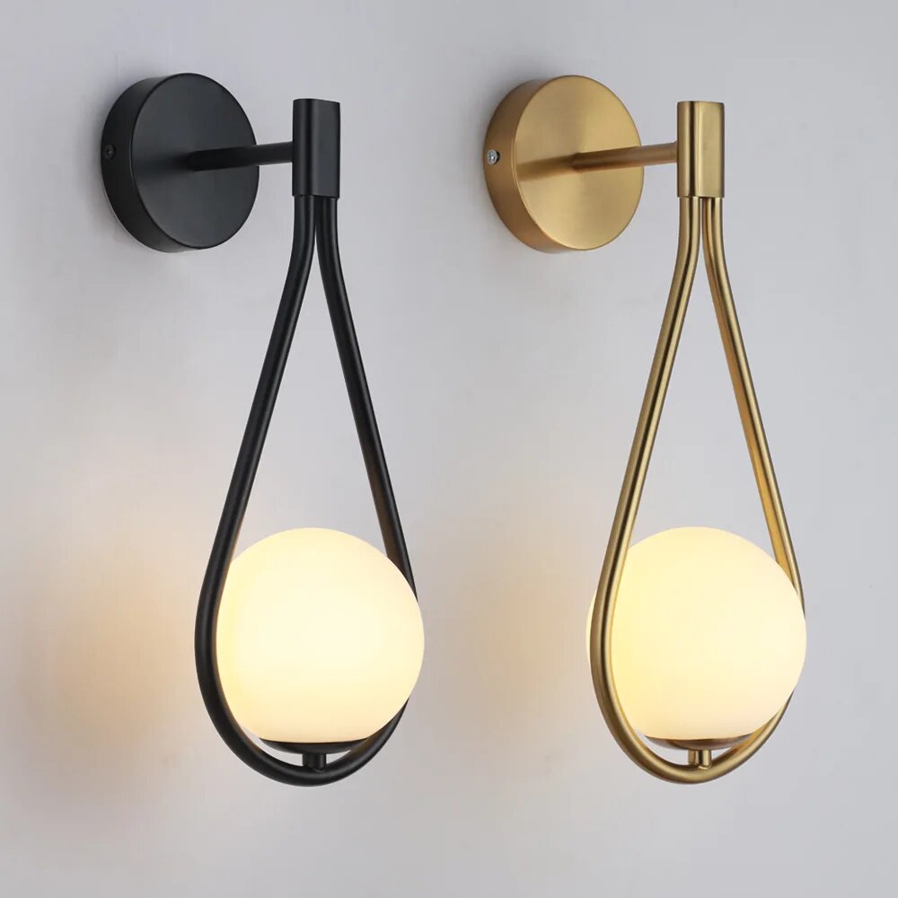 Moderne minimalistische Wandleuchten Metall Design