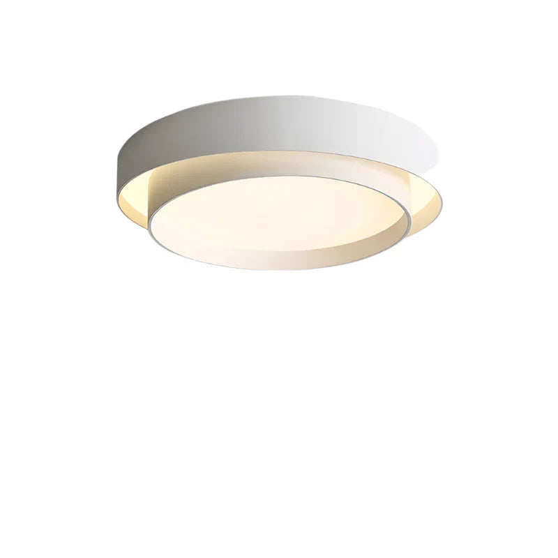 Lampada da soffitto moderna rotonda in metallo con LED