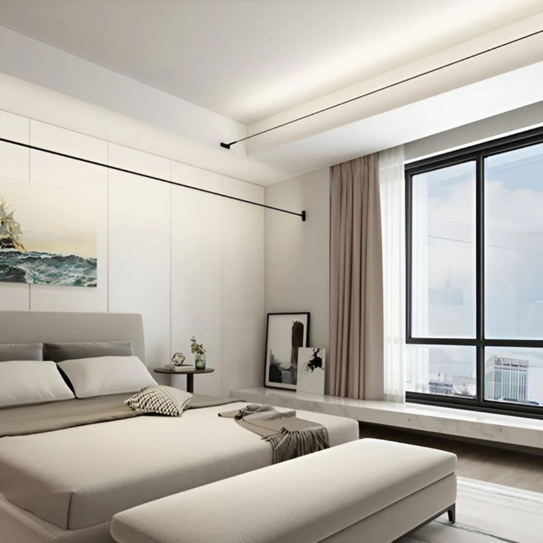 Lampada da soffitto lineare a LED design moderno