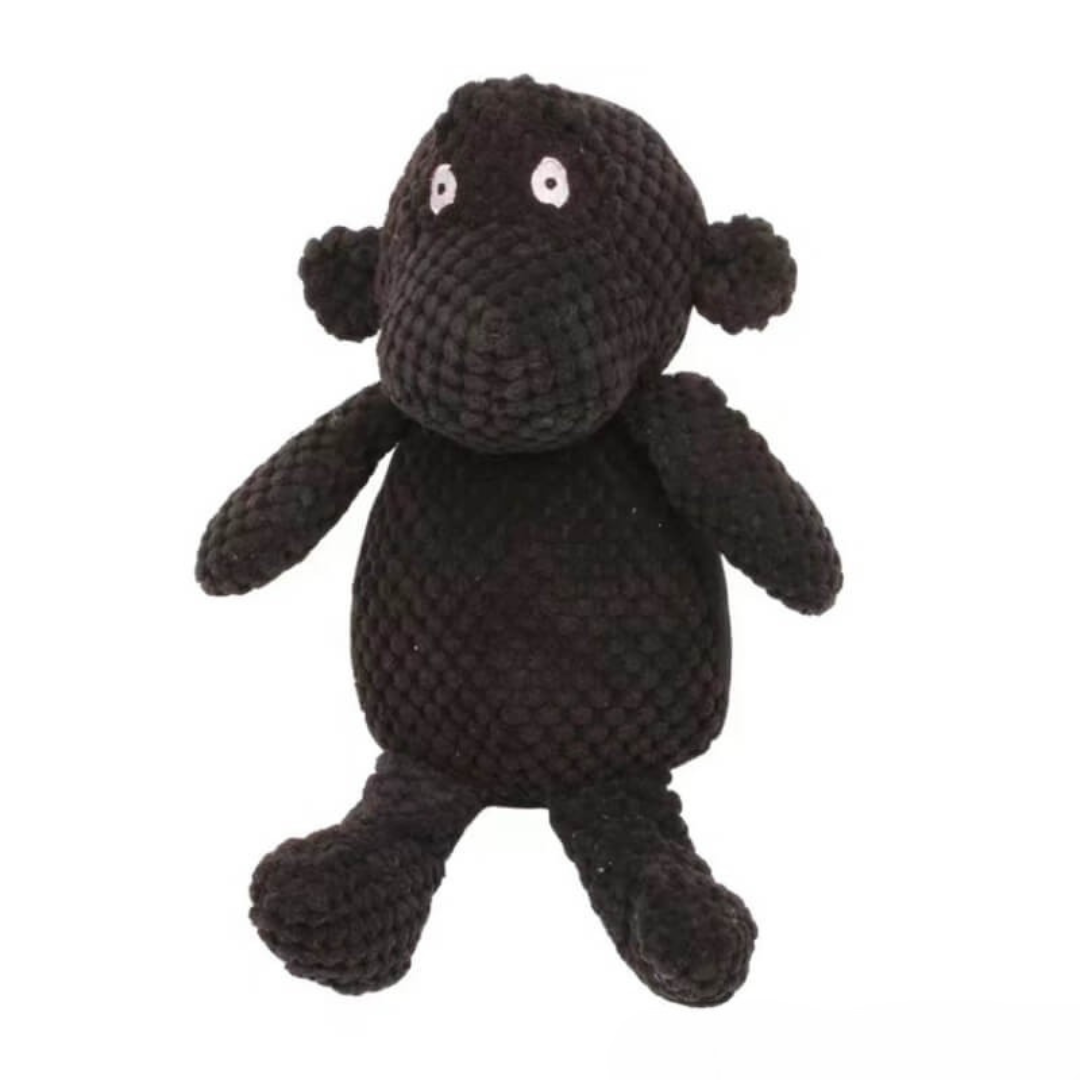 Giocattolo da masticare per cani in peluche resistente e con squeaky