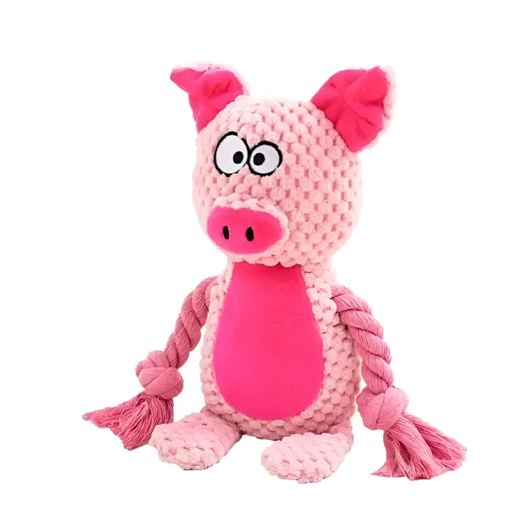 Plush Dog Toy Tough Chew Squeaker