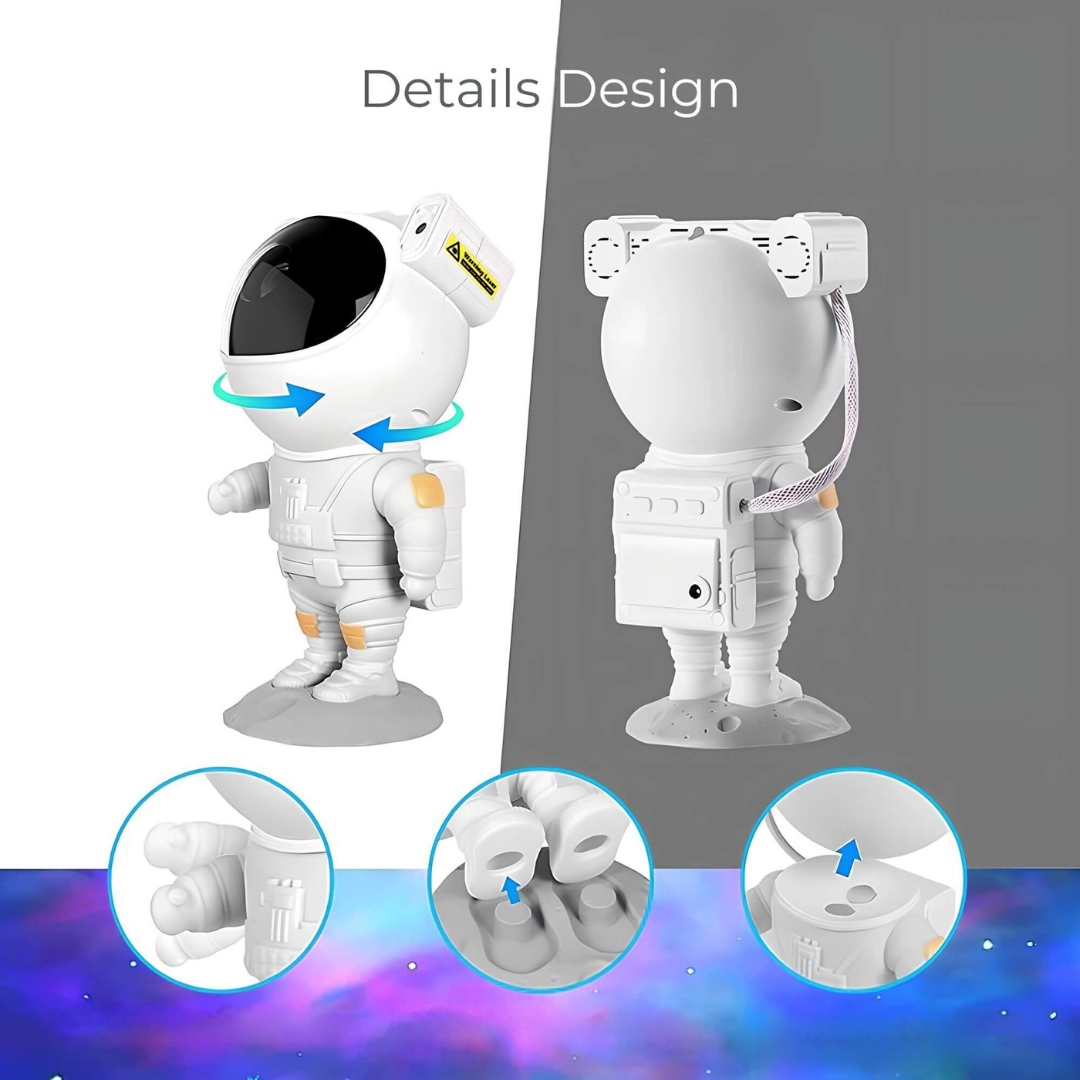 Sternprojektor Astronaut Galaxie Nachtlicht