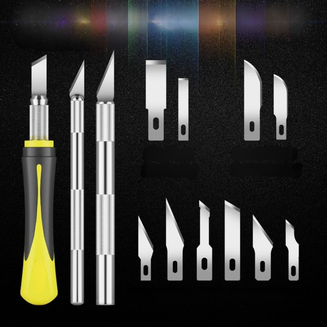 Precision Carving Knife Set for Easy Carved Pumpkins | Sharp Ergonomic Blades