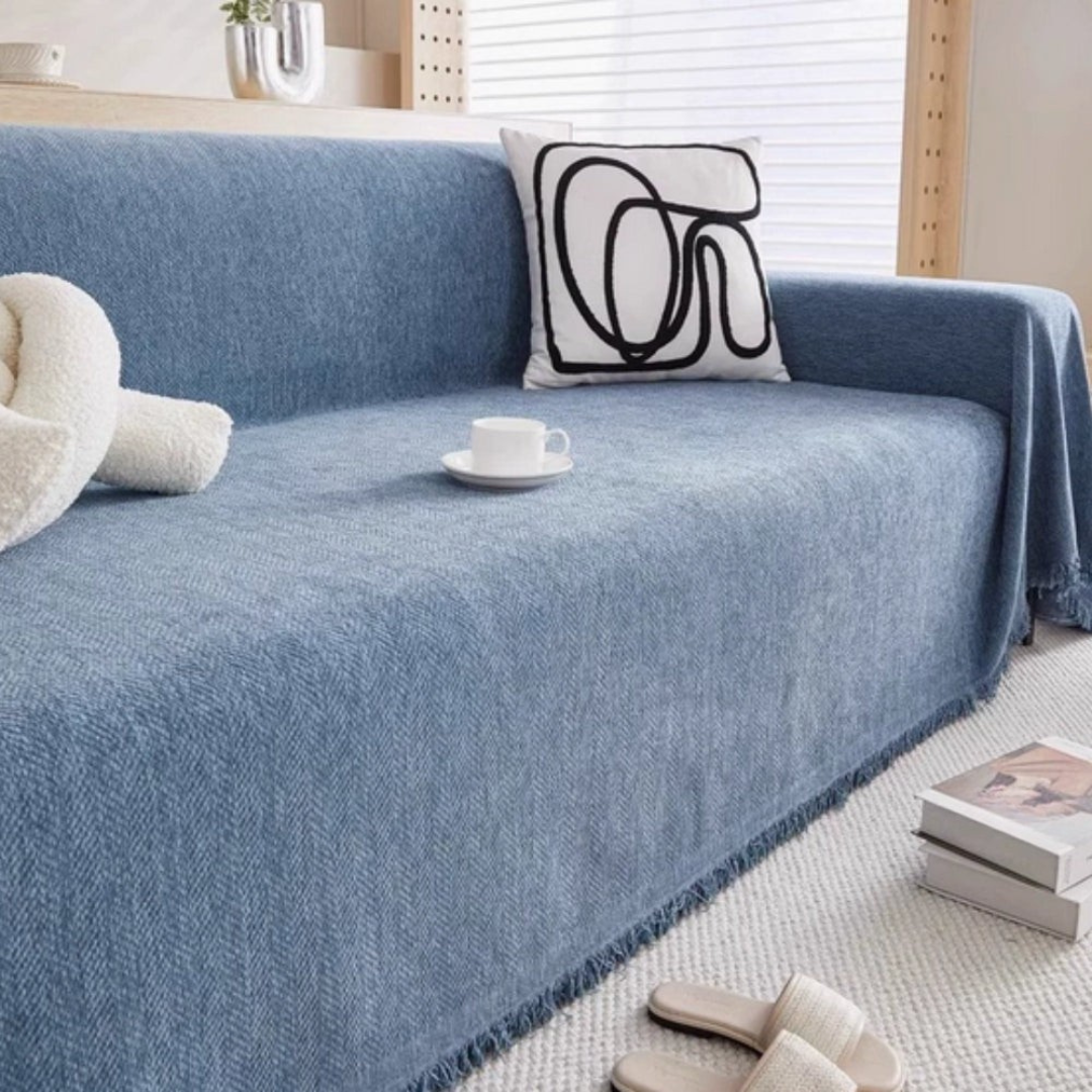 Housse de canapé Protection en tissu chenille durable