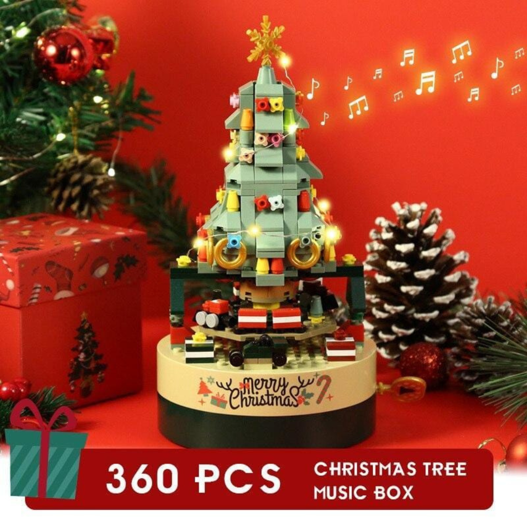 Decorazioni di Natale Fai-da-te Blocchi da Costruzione per Albero
