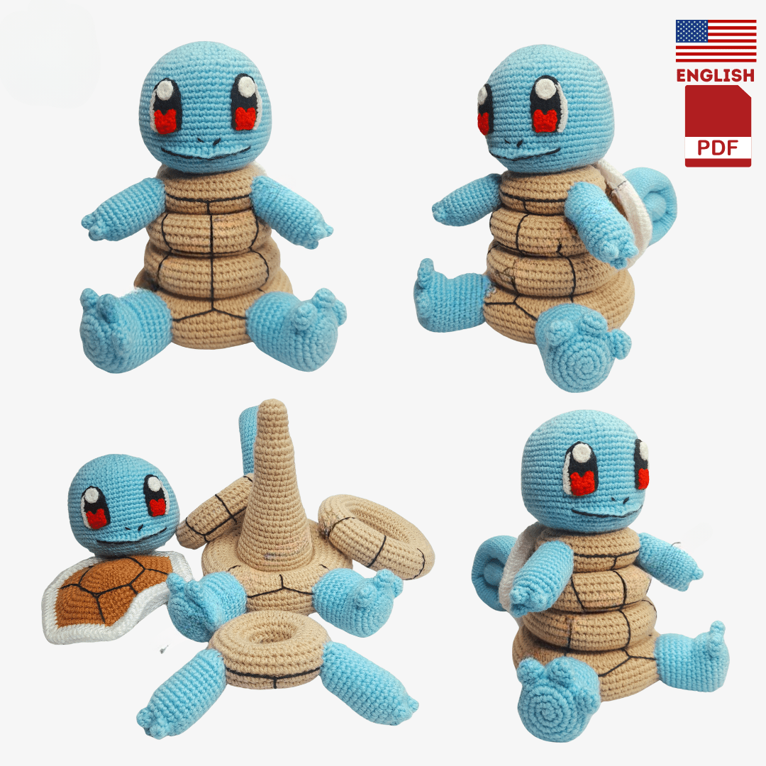 Paquete de patrones de juguetes de crochet Guía para principiantes