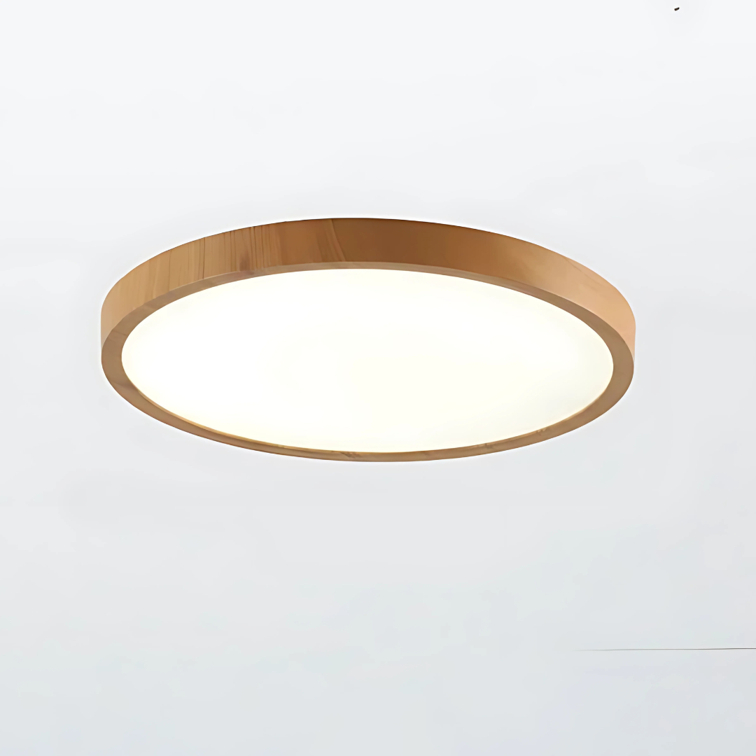 Lampade da soffitto moderne in legno design LED