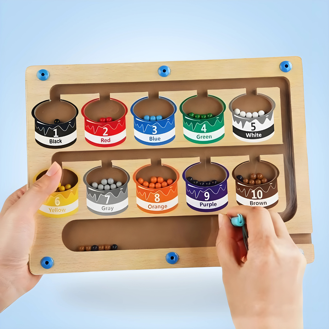 Wooden Magnetic Maze Educational Toy