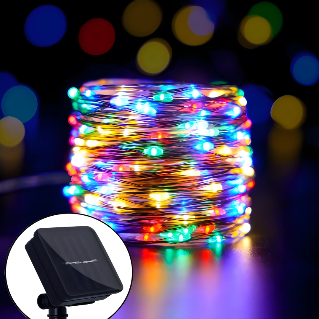 Weihnachtsdekorationen Solar Feen Lichterkette